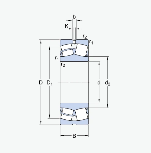 23024 CC/W33 Bearing Spherical Roller Bearings