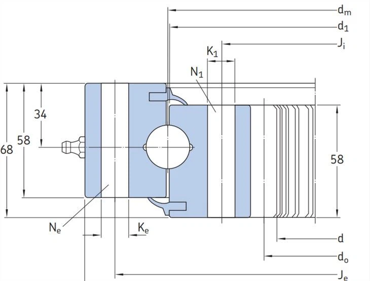 RKS.21 0411 - Light Series Slewing Bearings