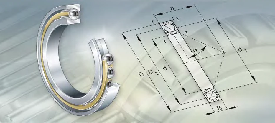 70968-MP Single row angular contact ball bearings 70968-MP Single row angular contact ball bearings